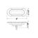 Scandvik Flush Mount Spreader Light  1030V  White 41343P