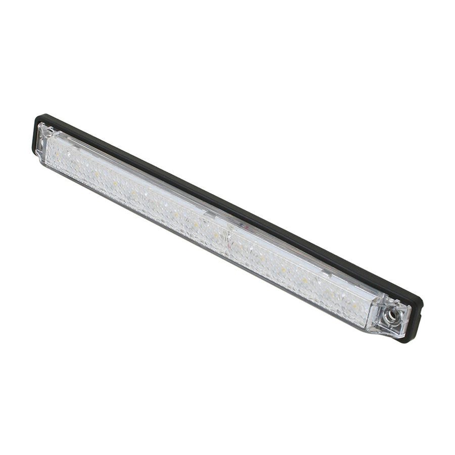Scandvik 8 LED Light Strip  White wGasket  12V 41644P