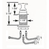 Scandvik THandle Shower Mixer Control 10617P