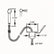 Scandvik Recessed Transom Shower w6 Hose  White 10055P