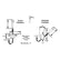 Scandvik Recessed Shower w6 White Hose  PushButton 12106P