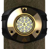 Metro Marine HighOutput Piling Mount Underwater Light wIntelligent Monochromatic LEDs  Green 45 Beam FPMR1G345