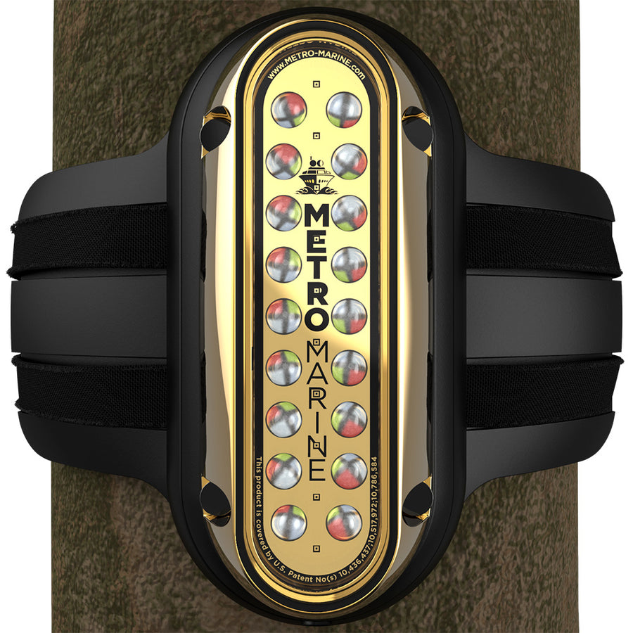 Metro Marine HighOutput Vertical Piling Mount Light wIntelligent Full Spectrum LEDs  RGBW 45 Beam FPME1VFS45