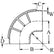 Trident Marine 4 ID 90Degree EPDM Black Rubber Molded Wet Exhaust Elbow w4 TBolt Clamps TRL490SS
