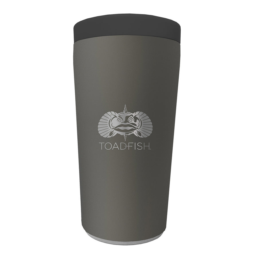 Toadfish NonTipping Can Cooler 20  Universal Design  Graphite 5006