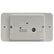 SafeTAlert 62 Series Marine Carbon Monoxide  Flush Mount  White  12V wTrim Ring 62542TRWTM