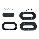 Scanstrut Black Anodized Aluminum LowProfile Multi Cable Seal fCables Up to 15mm DSLPMULTIBLK