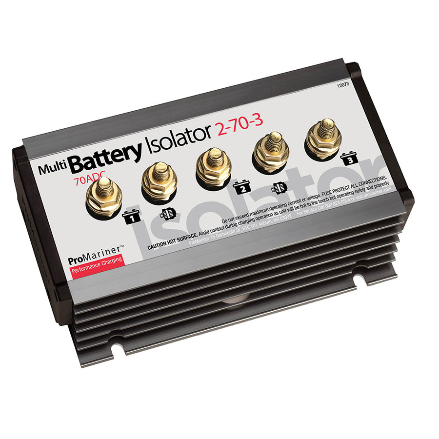 ProMariner Battery Isolator  2 Alternator  3 Battery  70 AMP 12073