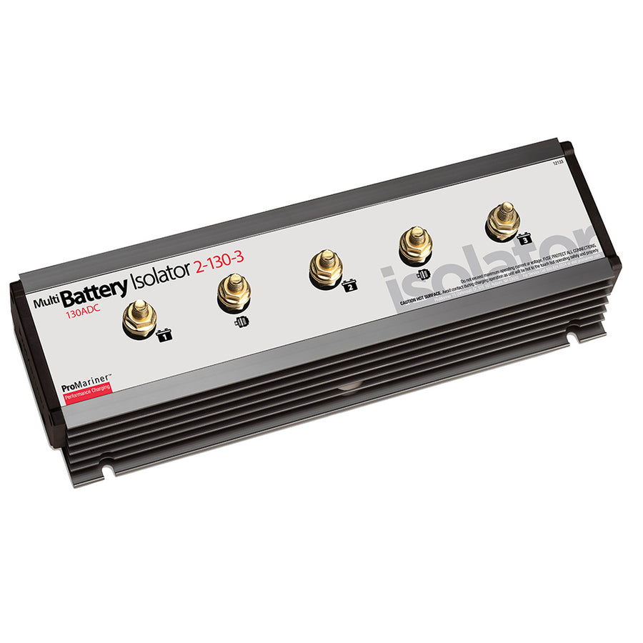 ProMariner Battery Isolator  130 AMP  2 Alternator  3 Battery 12133