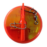 LuhrJensen 214 Dipsy Diver  FireSilver Bottom Moon Jelly 55600302510