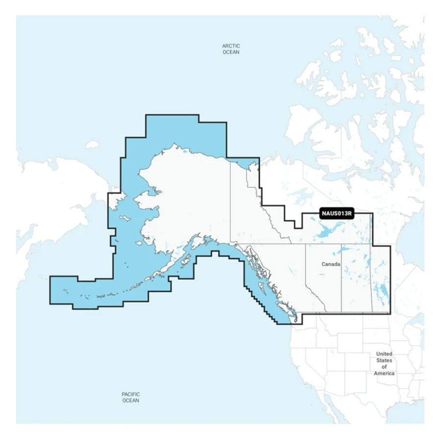 Navionics NAUS013R  Canada West  Alaska  Navionics 010C146730