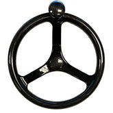 Schmitt Marine Carbon Fiber Primus Wheel wKnob 135 wSanntoprene Finger Grip 34 Tapered Shaft wCF Nut 7461321FGKCFN