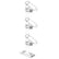Scotty 333 Track Mounted Rod Tree  Rodmaster II Rod Holders 0333