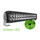 Black Oak Curved Double Row Combo Green Hog Hunting 20 Pro Series 30 LED Light Bar 20CGD3OS