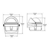 Ritchie B80 Voyager Compass  Bracket Mount  Black B80