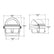 Ritchie B81 Voyager Compass  Bracket Mount  Black B81