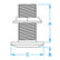 GROCO 3 Bronze ThruHull Fitting wNut TH3000W