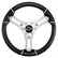 Schmitt Marine Torcello 14 Wheel  04 Series  Polyurethane Wheel wChrome Trim  Cap  Brushed Spokes  34 Tapered Shaft