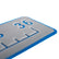 SeaDek 36 Routed Ruler  6mm  Brushed Texture  Storm GreyBimini Blue 5358318363