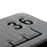 SeaDek 36 Routed Ruler  6mm  Brushed Texture  Storm GreyBlack 5358380066