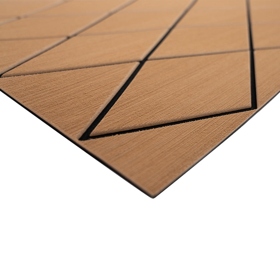SeaDek 40 x 80 6mm Two Color Diamond Full Sheet  Brushed Texture  MochaBlack 1016mm x 2032mm x 6mm 5641180093