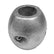 Performance Metals 118 Streamlined Shaft Anode  Aluminum C1125A