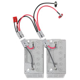 ConnectEase Outboard Motor Dual Battery Kit 6 AWG RCE12VBM6PK