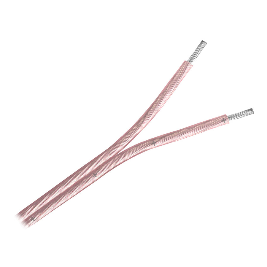 Pacer Clear 162 AWG Two Conductor Speaker Wire  250 W162ACLR250