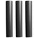 Pacer Battery Cable Heat Shrink Tubing  1 x 12  Black 3Pieces BEHS112BK3