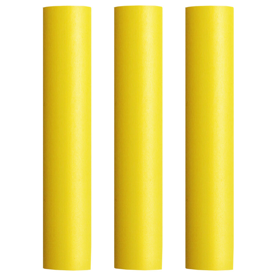 Pacer Battery Cable Heat Shrink Tubing  1 x 12  Yellow 3Pieces BEHS112YL3