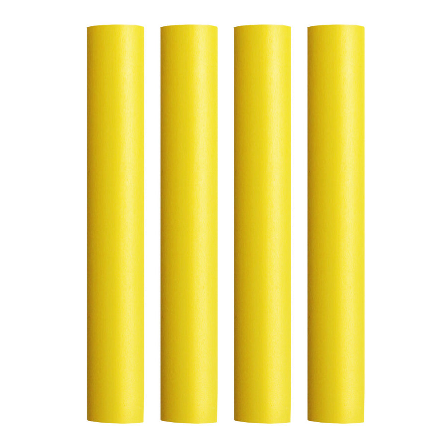 Pacer Battery Cable Heat Shrink Tubing  34 x 12  Yellow 4Pieces BEHS3412YL4