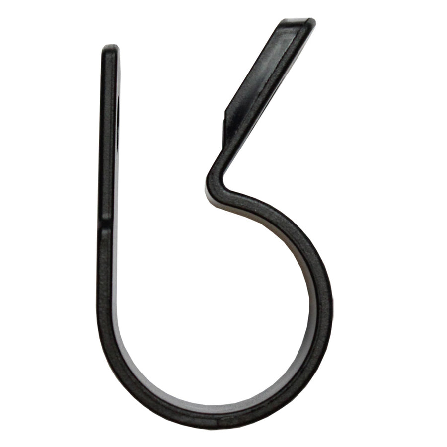 Pacer UV Resistant Nylon CClamps  516  Black  25 Pack BCCH0525BK
