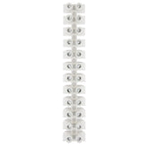 Pacer 40A Euro Style Terminal Block  12 Positions  5 Pack E400125