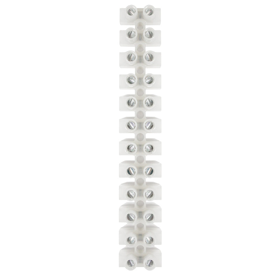 Pacer 40A Euro Style Terminal Block  12 Positions  5 Pack E400125