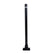 Perko 24 Folding Mount Pole Light  Black 1670DP2BLK