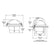 Ritchie F82W Voyager Compass  Flush Mount  White F82W