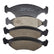 Load Rite by Knott Brake Pads 10  12 Disc Full Axle 2 Sets Inner  Outer 426565K