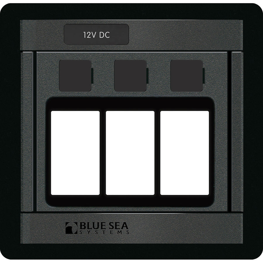 Blue Sea 1520 Remote Control Switch  360 Panel  3 Blank 1520