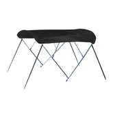 Carver 3 Bow 4681U Bimini Top wBoot  Black Acrylic A4681UB02