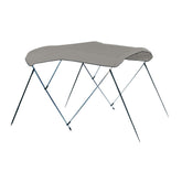 Carver 3 Bow 4681U Bimini Top with Boot  Cadet Grey Acrylic A4681UB10