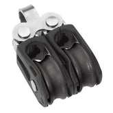 Barton Marine Size 0 20mm Plain Bearing Pulley Block Double Fixed Eye N00210