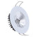 Lumitec Illusion Flush Mount LED Down Light  Spectrum RGBW  Warm White  White Housing  Chrome Reflector 117135