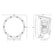 RIGID Industries 360Series RGBW 6 Offroad Lamp Spot Beam wRGBW Backlight Pods  Set of 2 36412