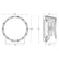 RIGID Industries 360Series RGBW 9 Offroad Lamp Drive Beam wRGBW Backlight Pod  Single 36421