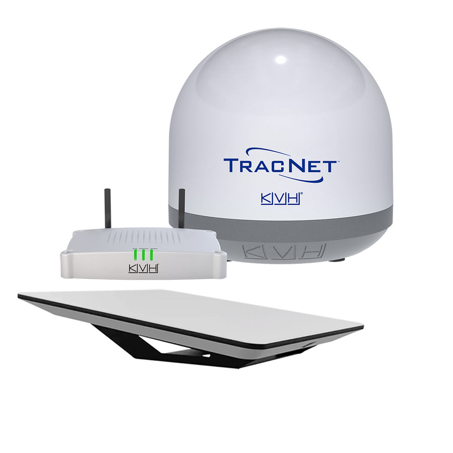 KVH HP Starlink Flat Panel Terminal Kit wo Router  Ethernet Adapter wTracNet Coastal Pro 5GWiFi Compact Terminal
