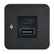 Scanstrut TILE USBAUSBC Interior Charging Socket  1224V  Black Bezel SCTILE10