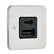 Scanstrut TILE USBAUSBC Interior Charging Socket  1224V  Stainless Steel Bezel SCTILE11