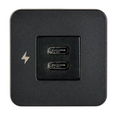 Scanstrut TILE USBC Interior Charging Socket  1224V  Black Bezel SCTILE20