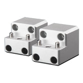 PTM Watersports Board Rack Mount  4 Bolt  Silver  Pair P131681400TEBCL