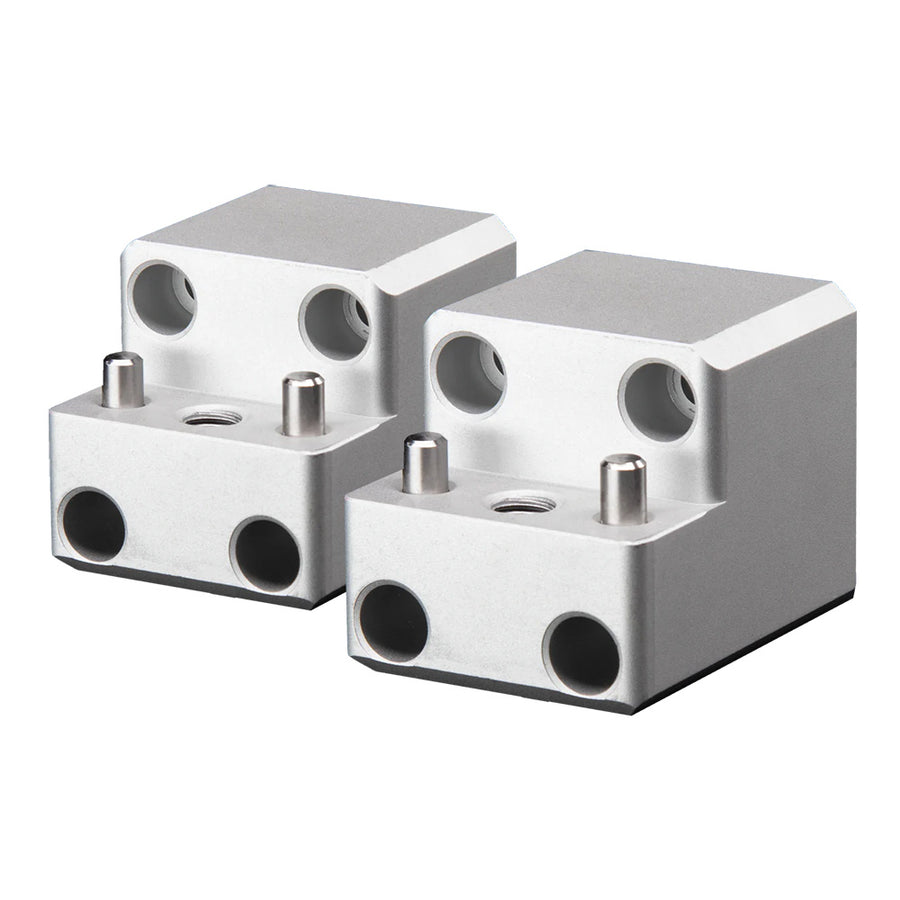 PTM Watersports Board Rack Mount  4 Bolt  Silver  Pair P131681400TEBCL